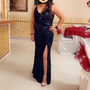 EVA USA Black Evening Gown Dress